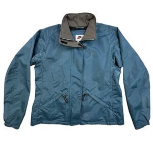 Vintage Nike Jacket Womens M Golf Rain Windbreaker Water Resistant F8 Nylon